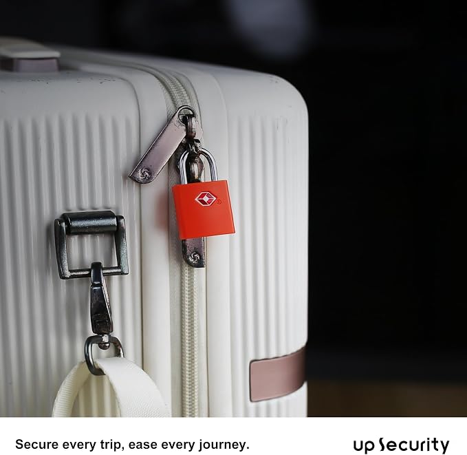 Luggage Locks TSA Approved Travel Essentials, Small Padlock with Key, TSA Locks for Luggage, Suitcase, Same Keyed Padlock for Bag, Backpack, Purse Zipper, Case, Toolbox, Outdoor Use - Image 6