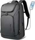 hk Business Smart Backpack for Men Anti-Theft for 17.3 Inch Laptop | with USB Charging Port Water-Resistant Large Durable Compact 30L for Travel College Work by hkbag
