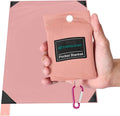 Odoland Sandproof Beach Blanket, Waterproof Portable Mat with Carry Pouch | 63“x43” Quick Drying & Foldable Lightweight Sand Free Beach Mat Tarp for Hiking, Camping, Travel, Pink by Odoland