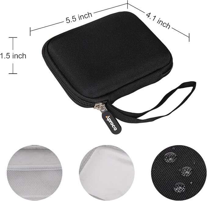 Aproca Hard Storage Travel Case, for Reczone password safe Device (Black-New Version) - Image 7