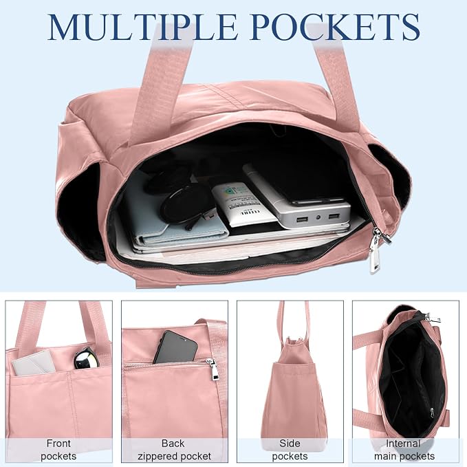 PlasMaller Carry On Travel Duffle Bag Packable Luggage Travel Gear Sports Gym Bags Lightweight Tote Shoulder Pack - Image 4