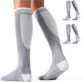 Bevigorio Compression Socks for Women Men 15-20mmHg Circulation Cushion Knee High Support Socks Athletic Daily by Bevigorio