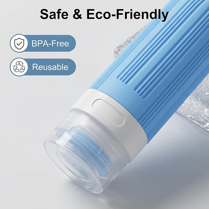 Vitog 16 Pack Travel Bottles Set, TSA Approved Silicone Toiletry Containers for Shampoo & Conditioner, Leak Proof Refillable Traveling Size Liquid Containers, Travel Essentials Toiletry Bottles - Image 6