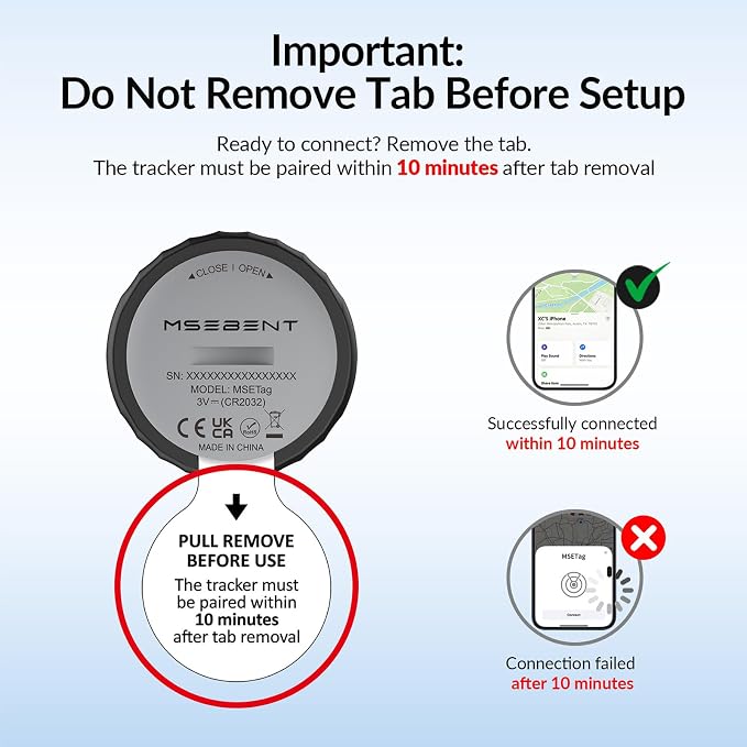 Tracker Tag - 2 Pack [Apple MFi Certified] Bluetooth Trackers Works with Apple Find My (iOS Only) - IP67 Waterproof Item Finders | Track Keys, Wallet, Luggage, Backpack - Image 2