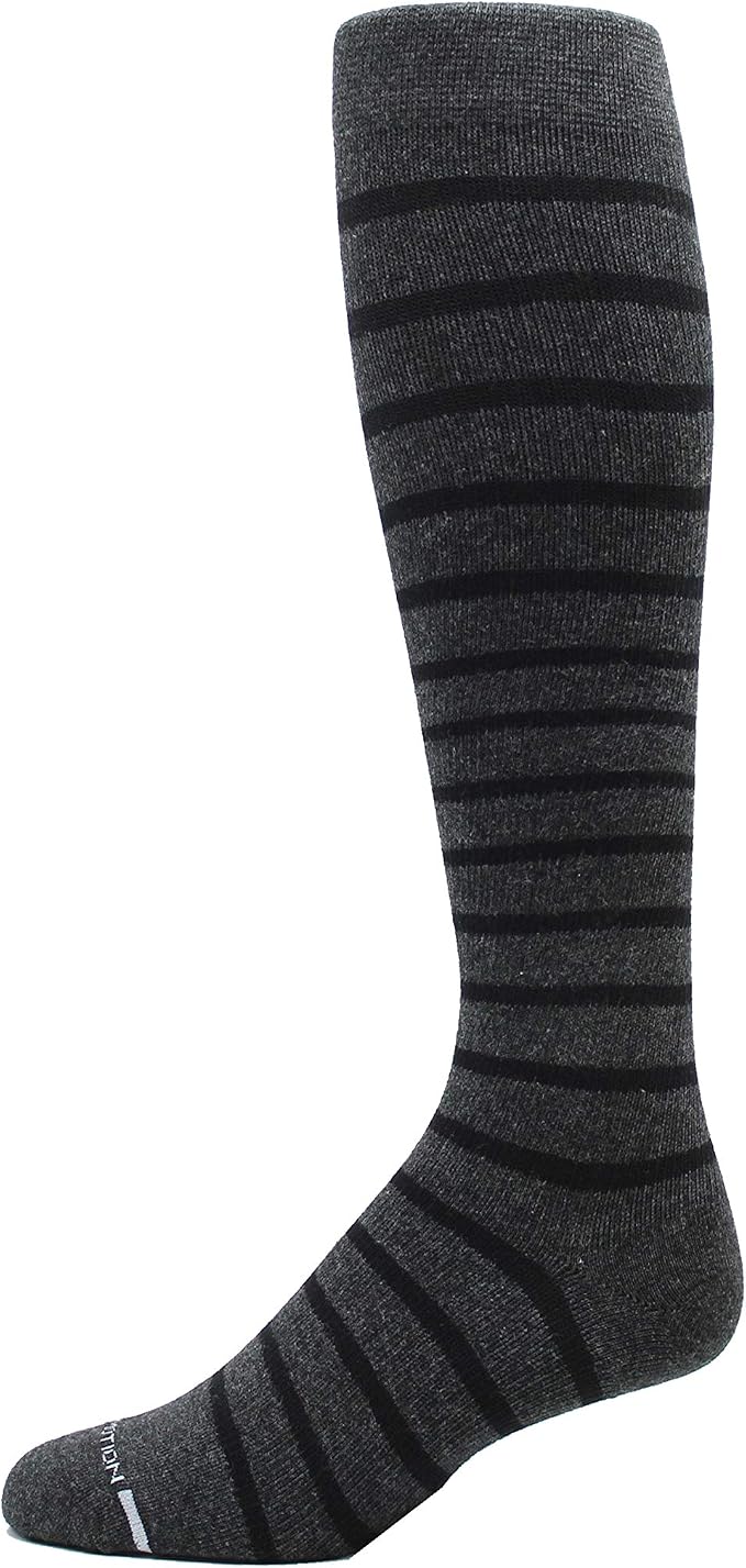 Dr. Motion 4 Pairs Men's Athletic Traveler Graduated Compression Knee High Socks - Image 3