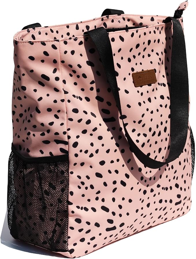 ESVAN Original Floral Water Resistant Large Tote Bag Shoulder Bag for Gym Beach Travel Daily Bags Upgraded - Image 6