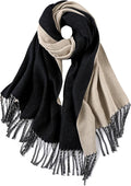 maamgic Women's Scarf Pashmina Shawls Blanket Scarf for Evening Dress | Soft Viscose Blend ,Lightweight,Large Scarf with Cozy Cashmere-Feel, Perfect For Weddings,Cruise Travel & Flights by MaaMgic