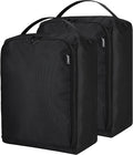 Gloppie Shoe Bags Travel Pouch (2 Pack) - Large Shoes Storage Bag Organizer, Black - Perfect for Men, Women, Business Trips & Gym by Gloppie
