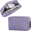 CAAORDKSO Small Cable Organizer Bag, Charger Organizer Case Pouch Travel Bag, Waterproof Electronics Accessories Case for USB, Cable, Cord, Charger, Phone, Power Bank, Earphone (Small-Purple) by Unknown