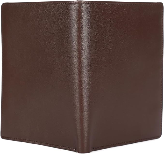 Polare Luxury RFID Blocking Leather Passport Holder Travel Wallet For Men and Women (Coffee) - Image 9