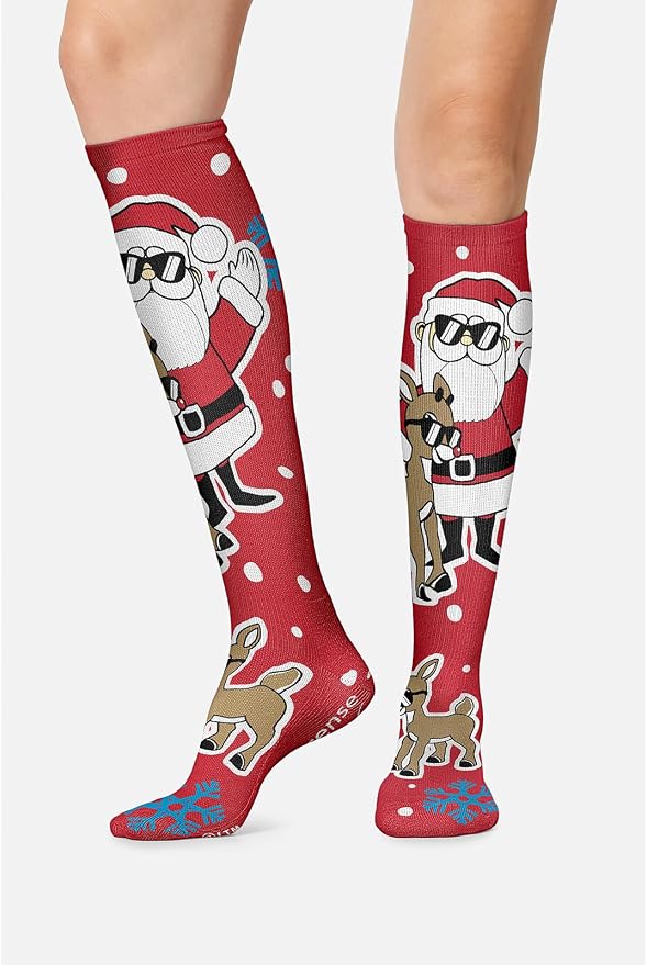 Cherokee Legwear Compression Socks for Women 10-15 mmHg (1-Pair Pack) | Comfort Support Knee Highs, Soft Fit, Regular & Wide Calf, Soft Knit Feel, Lightweight, Easy Care for Work and Everyday Wear by Cherokee