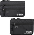Passport Holder Bag Travel Wallet RFID Blocking Pouches, Two-Piece Set | Currency and Passport Organizer, Travel Essentials Pouch for Men Women, Ultra-slim, Lightweight by COARA
