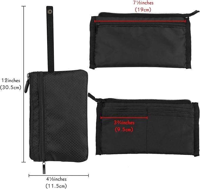 Travel Wallet with Hidden Safe Pocket, Passport Wallet with Metal Snap Button for Cash, Credit Cards and Travel Documents, Money Belt for Travel Women and Men Hidden - Image 2