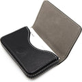 RFID Blocking Wallet - Minimalist Leather Business Credit Card Holder - Black by AI-DEE