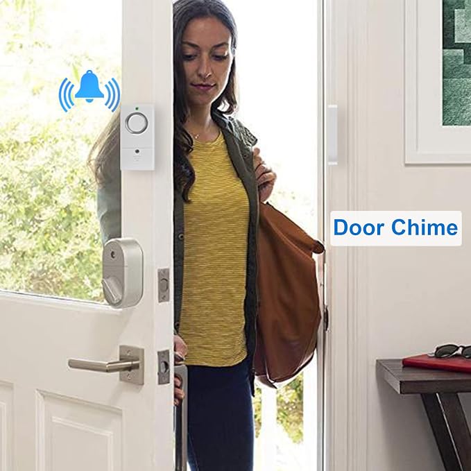 Window Door Alarm for Kids Personal Home Security Alarms with Chime for House, RV, Office, Business Safe (8Pack) - Image 7