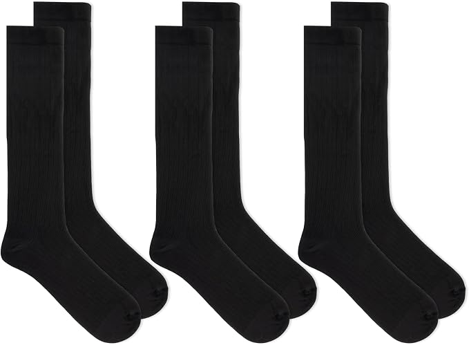 Dr. Scholl's Men's Graduated Compression Over the Calf Socks - 2 & 3 Pair Packs - Comfort Fatigue Relief - Image 2