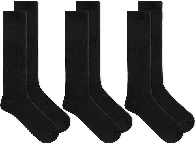 Dr. Scholl's Men's Graduated Compression Over the Calf Socks - 2 & 3 Pair Packs - Comfort Fatigue Relief - Image 2