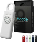 Personal Safety Alarm for Women, Men and Kids — 130dB Personal Alarm Keychain, Pull Pin Safety Alarm Keychain with Strobe Light, Self-Defense Alarm for Campus, Travel and Running — White | Pull Pin Activation, Strobe Light, No Charging, CR2032 Battery,... by Hootie