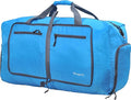 Woogwin Travel Duffel Bag Large Foldable Waterproof Overnight Bag for Beach Swim Bags Pool Sports Gym by woogwin