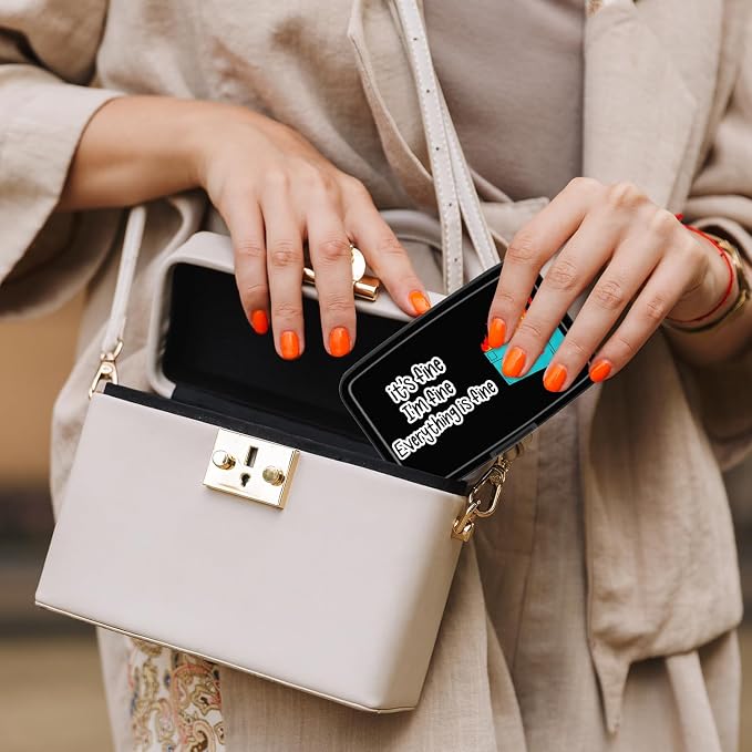 Card Holder Credit Cards Holder for Women RFID wallet women Business Card Holder Wallet Mini Aluminum Card Wallet RFID Blocking Slim Metal Hard Card for Women, Art Dumpster - Image 7