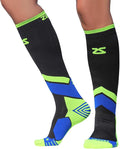 Zensah Tech+ Compression Socks - Knee High Running Socks for Sports, Travel, Made in Italy by Zensah