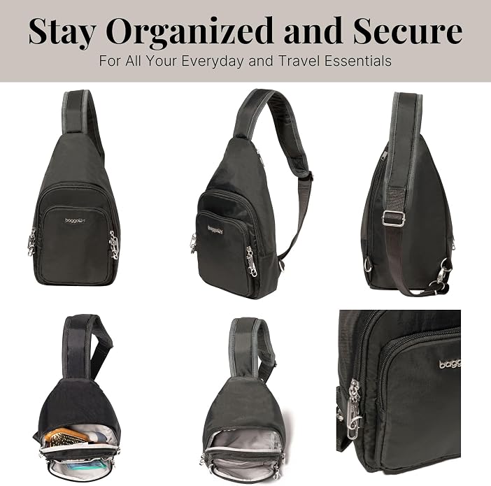 Baggallini Securtex Anti-Theft Daytripper Sling - Image 8