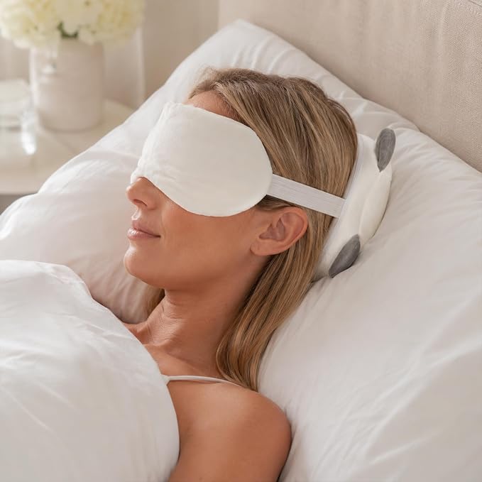 U Scinan Cute Animal 2-in-1 Travel Pillow and Eye Mask – Portable Neck Pillow with Adjustable Strap, Soft Plush Support for Airplane, Car, Train(Panda) - Image 8