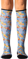 Viasox Compression Socks for Women and Men, Knee High Socks 12-15 mmhg Circulation Support for Flight, Travel, Daily by Viasox