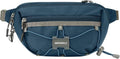 WATERFLY Small Fanny Pack RFID Blocking Travel Hiking Crossbody Waist Bag | Anti-theft design, Water resistant, Lockable zipper, Hidden rear pocket, Lightweight hip belt bag, EDC Running, Cycling, Gym by Waterfly