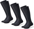 Compression Socks for Women and Men,Mild Support(3 Pairs) Unisex | Knee High,Graduated Compression,L/R Foot Labels,Breathable Fabric,Best for Flying/Nurses/Travel/Cycling/Pregnancy/Daily Wear by musesox