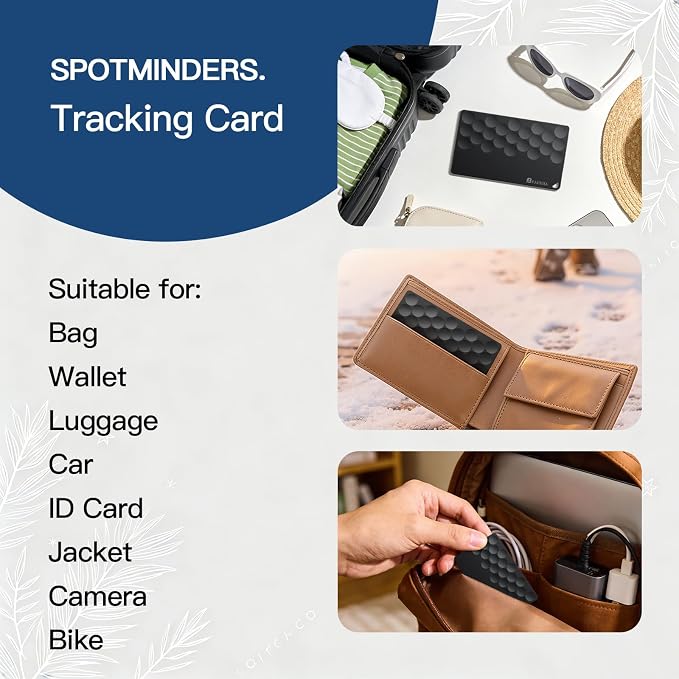 2026 Apple MFi Certified Wallet Tracker Smart Card for Find My iPhone Ultra Thin Air Tracker Tag for Travel, 5 Years+ Staying Power, IP69 Waterproof, Key Finder & Item Locator for Keys, Bags, Passport - Image 7