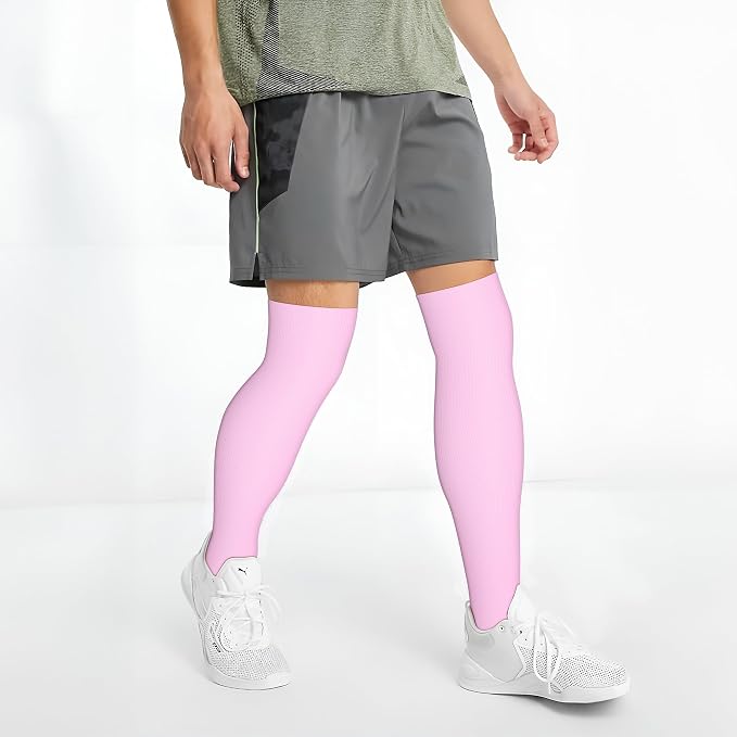 CHARMKING 3 Pairs Thigh High Compression Socks for Women and Men 15-20 mmHg Boost Circulation and All Day Comfort - Image 2