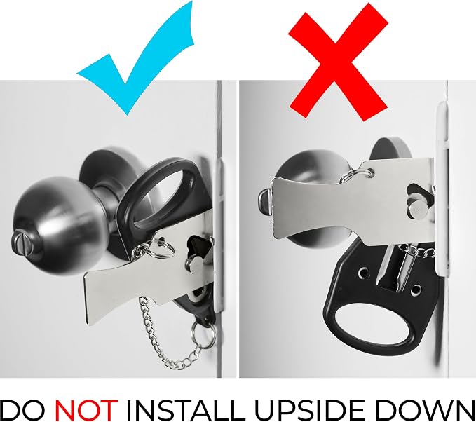 VViViD Portable Door Lock for Extra Protection and Privacy in Hotels, Motels, Apartment and Home, Perfect for Traveling - Image 7
