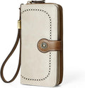 TFKGS Wallet for Women RFID Blocking Leather Large Capacity Card Holder Ladies Phone Clutch Travel Long Purse Wristlet | RFID Blocking by TFKGS