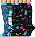 Aoliks Medical Compression Socks for Women & Men, Support Knee High Socks for Running,Nurses,Travel by Aoliks