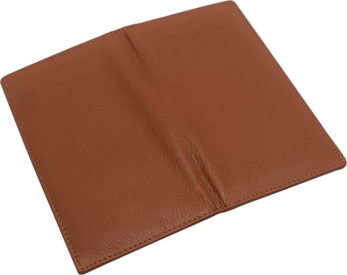 Marshal Bifold Leather RFID Blocking Wallet For Men & Women | Genuine Leather Holder With 19 Slots, 2 Bill Compartments & ID Window | For Credit/Debit Cards, Money & More (CN Tan) - Image 6