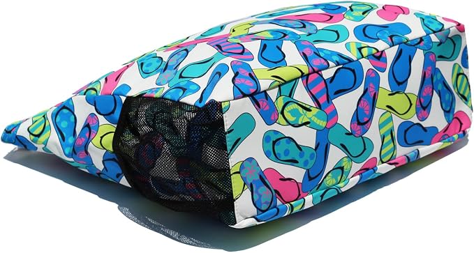 ESVAN LARGE BEACH BAG Water Resistant Lightweight 20 inch Women Oversize Tote Bag for Gym Beach Travel Pool Yoga Nurse - Image 7