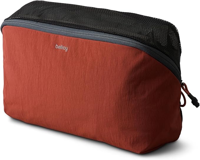 Bellroy Packing Cube 6L, Travel Organizer Pouch - Clay | 6L organizer packing cube with an internal zip pocket and a durable, lightweight design by Unknown