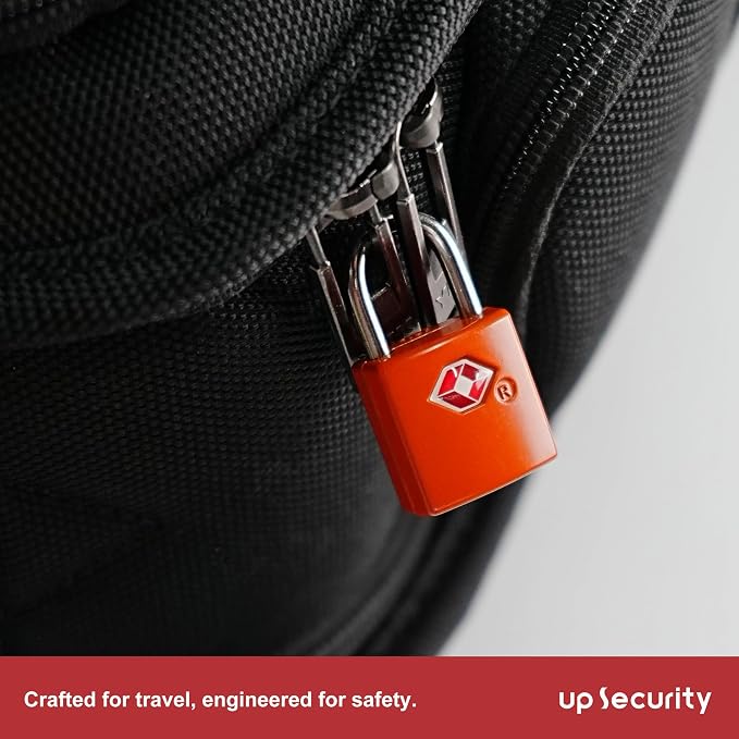 Luggage Locks TSA Approved 4 Pack, Small Lock with Key for Suitcase, Backpack, Bag Zipper, Travel Case, TSA Approved Small Padlock for Luggage, Travel Accessories, Mini Locker, Tool Box - Image 6