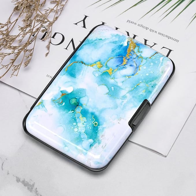 RFID Aluminum Wallet Credit Card Protector Case Holder for Men Women | Mini RFID Aluminum Wallet Credit Cards Holder Business Card Case Metal ID Case for Men Women - Image 7