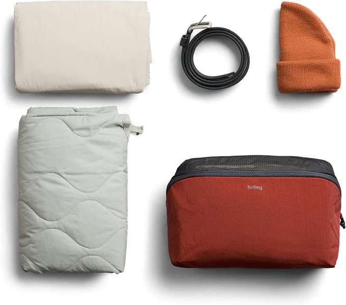 Bellroy Packing Cube 6L, Travel Organizer Pouch - Clay | 6L organizer packing cube with an internal zip pocket and a durable, lightweight design - Image 7