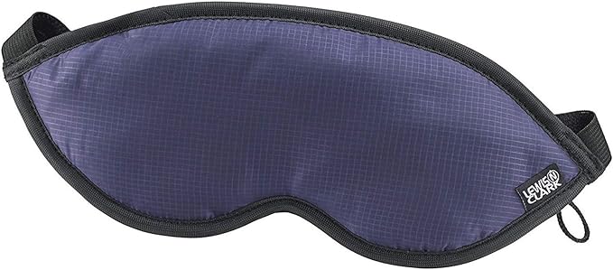 Lewis N. Clark Comfort Sleep Mask | Eye Mask for Travel | Comfortable & Breathable | Light Blocking & Adjustable | Navy by LewisNClark