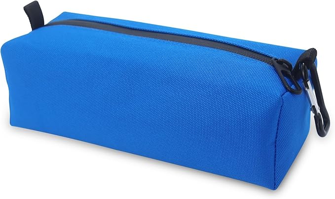 Small Toiletry Bag for Men, Travel Bag Waterproof and Foldable for Storage Mini Toiletry Bag Equipped With Carabiner for Easy Portability (blue) by Unknown