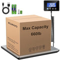 660 lb Shipping Scale with Large LCD Display, Heavy Duty Postal Scale, 7 oz Accuracy, Digital Package Scale for Warehouse, Freight, Industrial and Home Business by KUAIVO