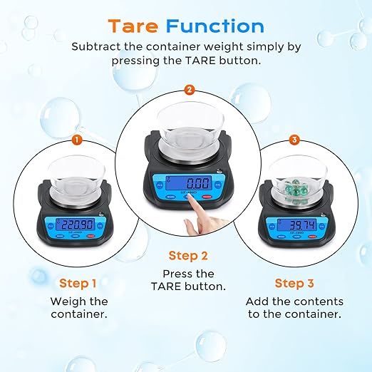 Digital Lab Scale 600g x 0.01g Precision Electronic Scale LCD Display Analytical Balance Jewelry Scale Scientific Scale 0.01g Accuracy - Image 5