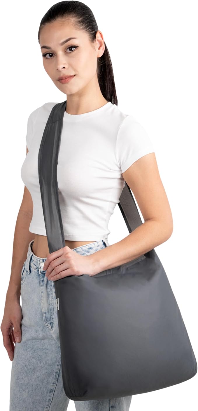 Nanobag Sling 19L Foldable Packable Crossbody Grocery Bag for Men & Women | 0.9 oz Premium Portable Collapsible Compact Ultralight Pocket-Sized for Everyday Use & Travel - Image 2