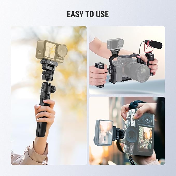 NEEWER Magnetic Mount Adapter Compatible with DJI Osmo Action 5 Pro/4/3, Upgraded Metal Quick Release Action Camera Mount Vlogging Accessories - Image 9