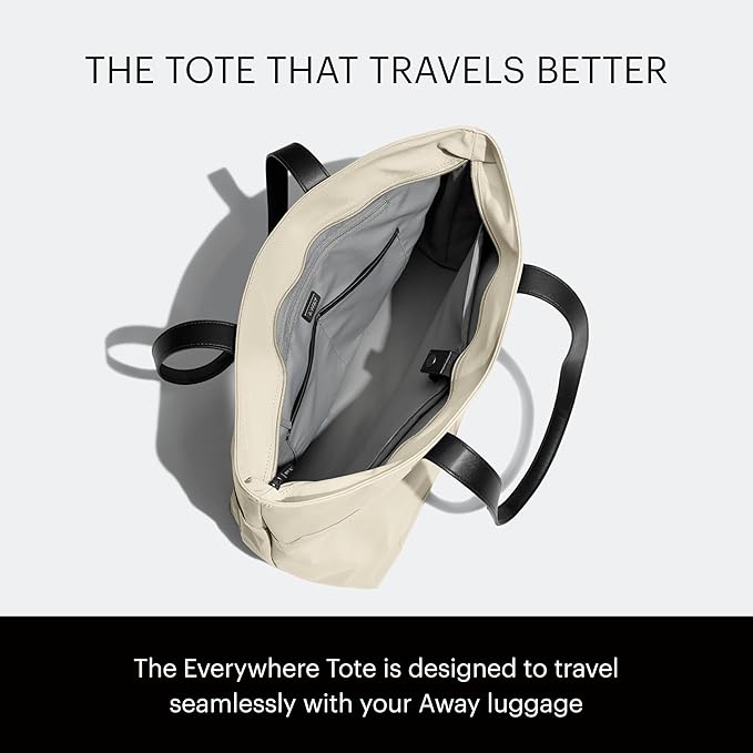 Away The Everywhere Tote, Airline Approved Personal Item Travel Bag | Padded Laptop Pocket, Trolley Sleeve, Interior & Exterior Pockets, Personal Item Travel Tote for Work & Travel - Image 3