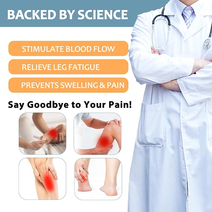 fenglaoda 6 Pairs Compression Socks for Women & Men Knee High Cute Circulation Socks for Nurse Pregnant Travel Athletic - Image 5