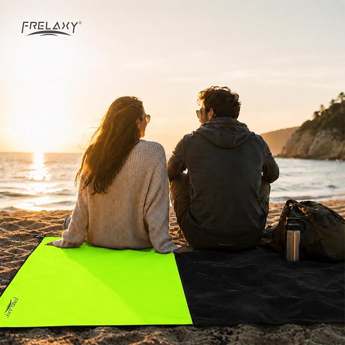 Frelaxy Pocket Picnic Blanket, Waterproof Blanket for Beach Festival | Lightweight compact design, Multi-use outdoor blanket, Waterproof & sandproof material, Easy to carry, Picnic, Camping - Image 5
